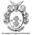 Das ursprngliche Wappen von Wilh. Remy (mit Lothringerkreuz)