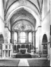 Eine Aufnahme des Kircheninnern nach der Restaurierung im Jahre 1907