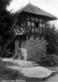 Rekonstruierter rmischer Wachtturm auf dem Pulverberg"