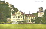 Das neuerbaute Schlo der Frsten von Sayn (um 1910) auf einer Ansichtspostkarte