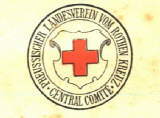Abzeichen und Siegel des Preussischen Landesvereins vom Rothen Kreuz - hier des Central-Comites