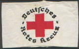 Armbinde, wie sie seit 1921 beim Deutschen Roten Kreuz getragen wurde