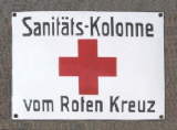 Schild aus der Zeit des 1. Welt-Krieges das bis 1930 verwandt wurde.