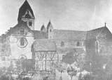 Blick vom Marktplatz auf die Kirchen (um  1878)