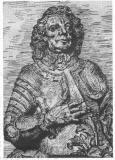Johann Philipp Freiherr von Reiffenberg, † 1722. Abbildung einer Federzeichnung von Prof. Alfons Wiesenmüller, Frankfurt/M., nach der Grabfigur in der Abteikirche zu Sayn.