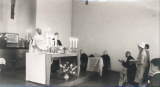 Adenauer bei dem Festgottesdienst in der Kapelle des HDH