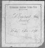 Titelseite eines DF-Prfbuches von 1891