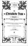 Titelblatt "Die Christliche Frau"