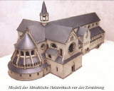 ehemal. Kirche der Abtei Heisterbach (Modell)