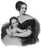 Caroline mit ihrer Tochter Marie