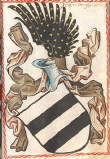 Das Wappen der Grafen von Isenburg (1400-1500)